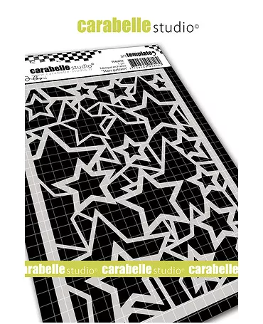 STENCIL CARABELLE Stars pattern by Alexi