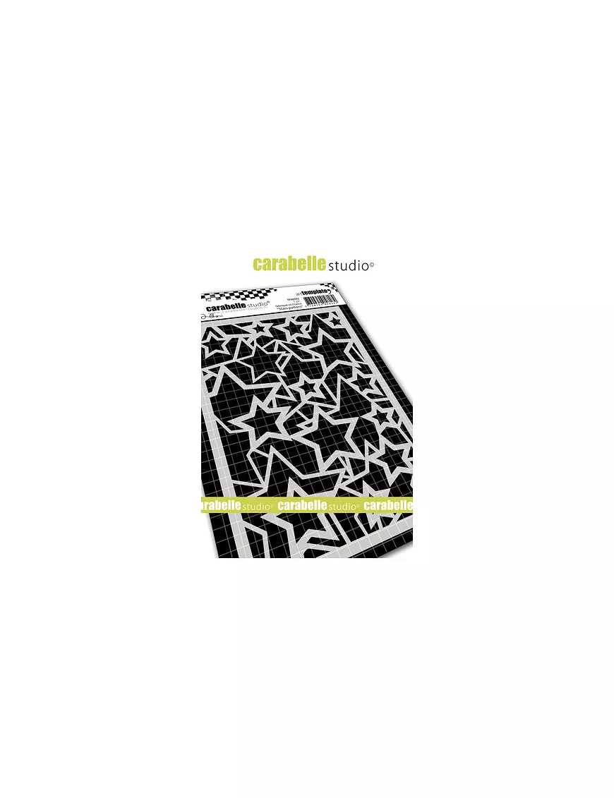 STENCIL CARABELLE Stars pattern by Alexi