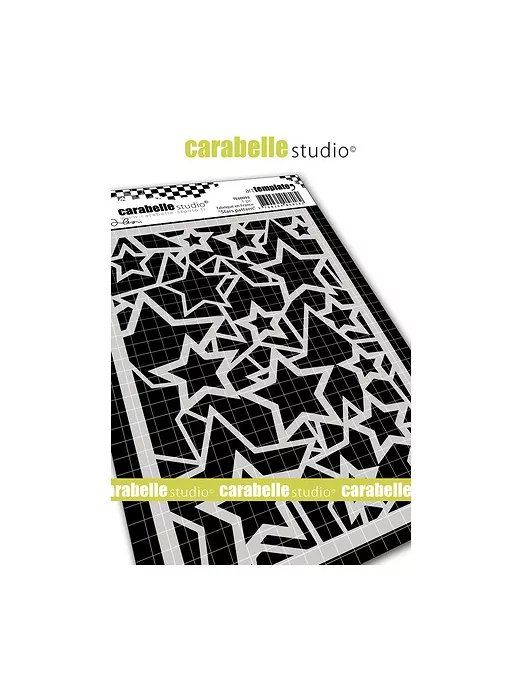 STENCIL CARABELLE Stars pattern by Alexi