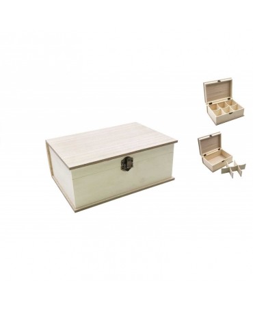 Madera CAJA LIBRO 23x17x9cm
