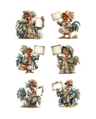 Papel Seda A4 Gallinas...