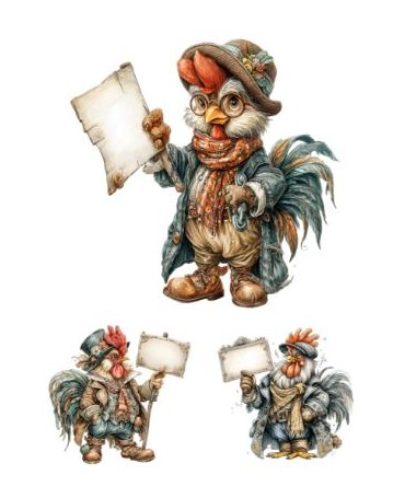 Papel Seda A4 Gallinas...