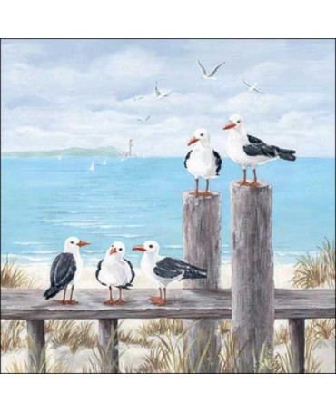 Servilleta SEAGULLS ON THE...