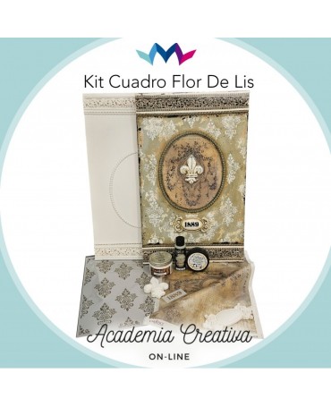 KIT Cuadro Flor de Lis +...