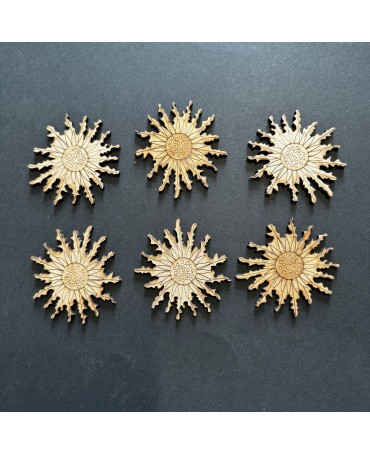MADERA EGUZKILORE 6cm 8ud