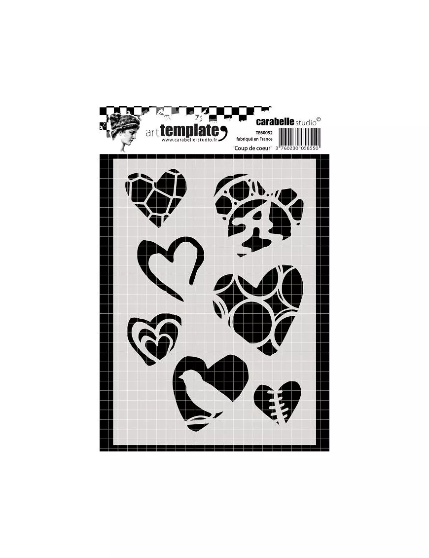 STENCIL CARABELLE Coup De Coeur