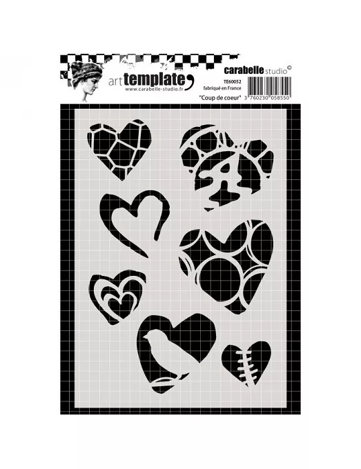 STENCIL CARABELLE Coup De Coeur