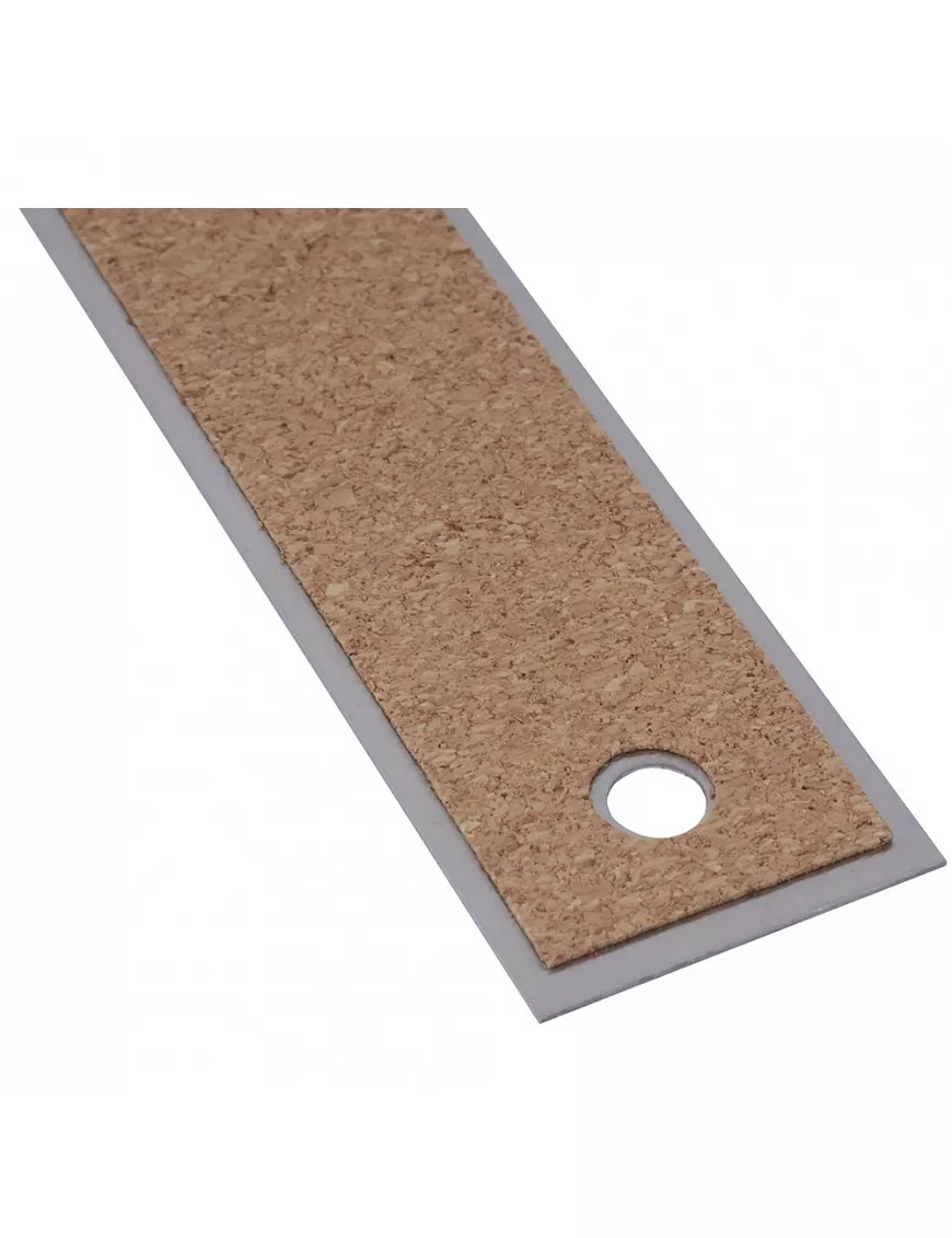 Regla de Acero Inoxidable Antideslizante 30 cm