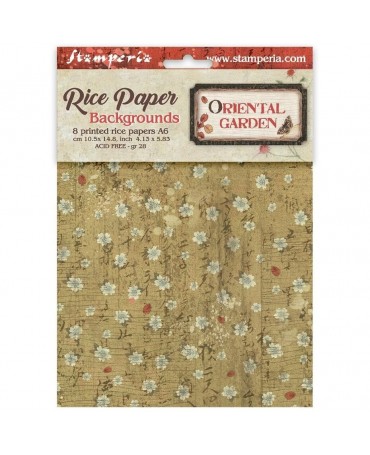 Papel arroz Stamperia A6...