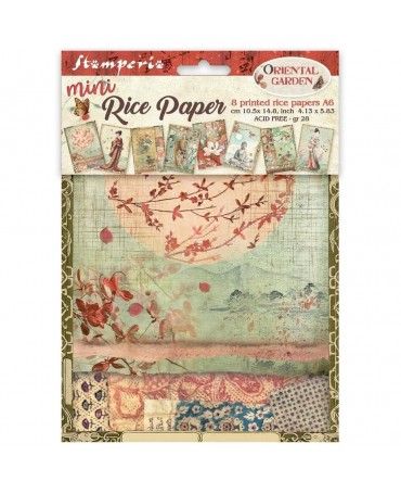 Papel arroz Stamperia A6...