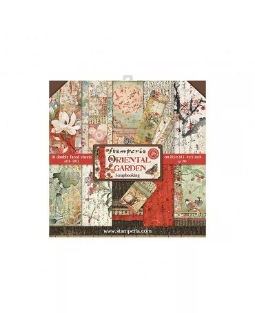 COLECCIÓN 20X20 STAMPERIA ORIENTAL GARDEN