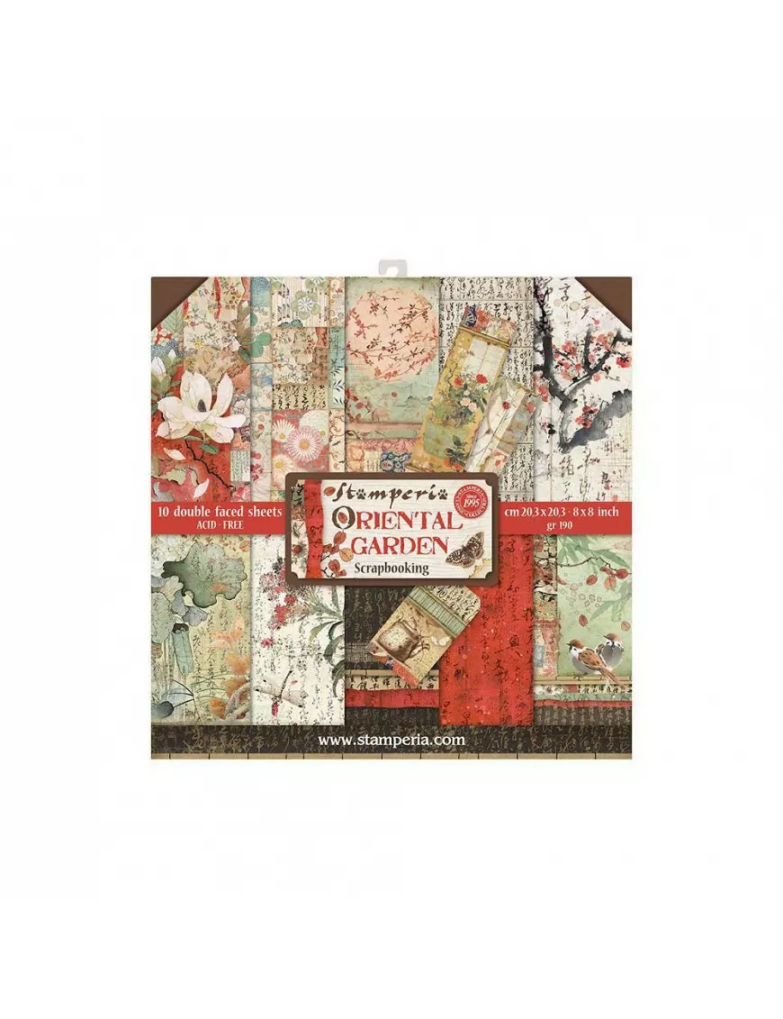 COLECCIÓN 20X20 STAMPERIA ORIENTAL GARDEN