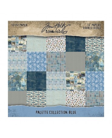 Colección 30x30 Tim Holtz Blue