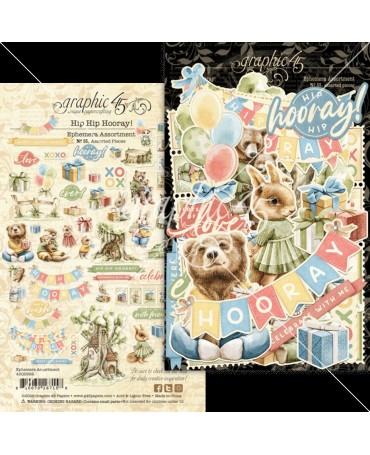 Ephemera Graphic 45 Hip Hip...