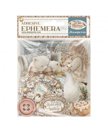 Ephemera Stamperia White...