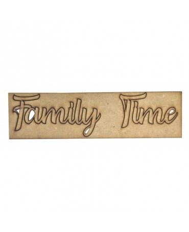 Madera Frase DM "FAMILY...