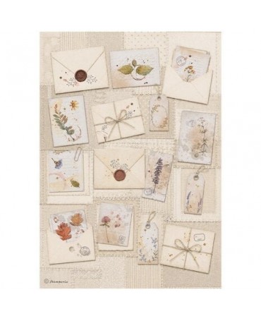 Papel arroz Stamperia A4...