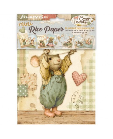 Papel arroz Stamperia A6...