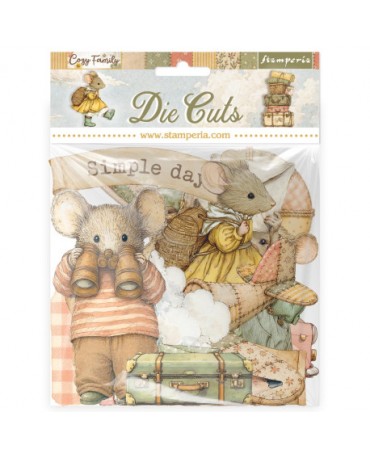 DIE CUTS STAMPERIA Cozy Family