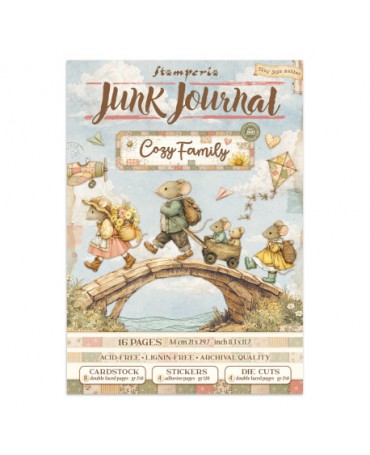 JUNK JOURNAL STAMPERIA Cozy...