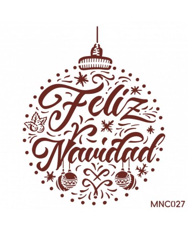 Stencil MISS 25x25cm MNC027