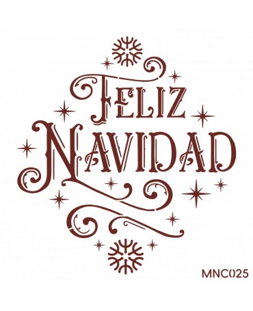 Stencil MISS 25x25cm MNC025
