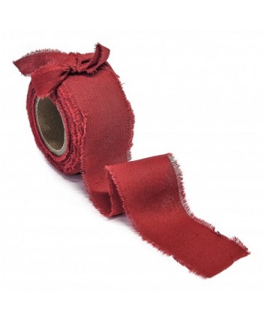 CINTA ALGODON Rojo 40mm x 1...