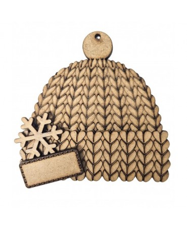 Madera DM Adorno lana Gorro...