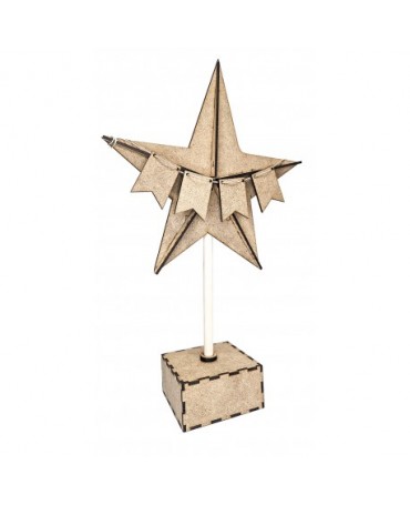 Madera DM Soporte Estrella...