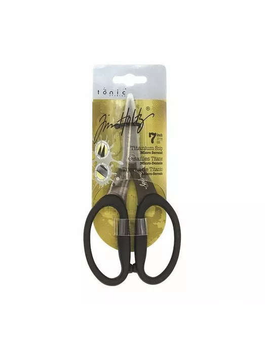 TIJERAS microserradas Titanium 7" Tim Holtz