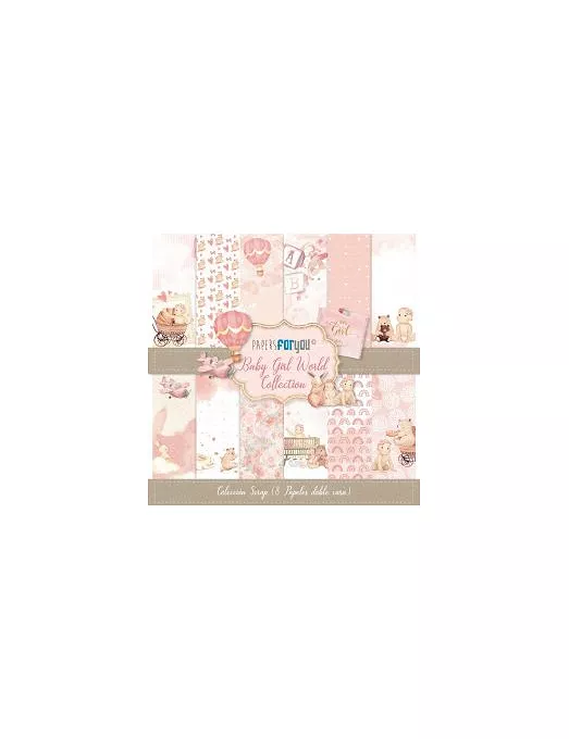 COLECCIÓN 30x30 PAPERS FOR YOU Baby Girl World Collection