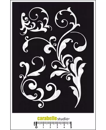 STENCIL CARABELLE Volutes