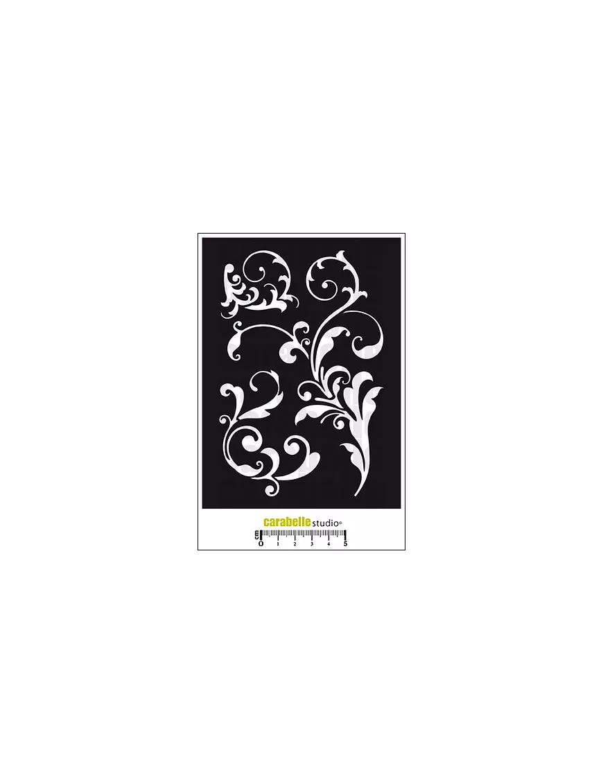 STENCIL CARABELLE Volutes