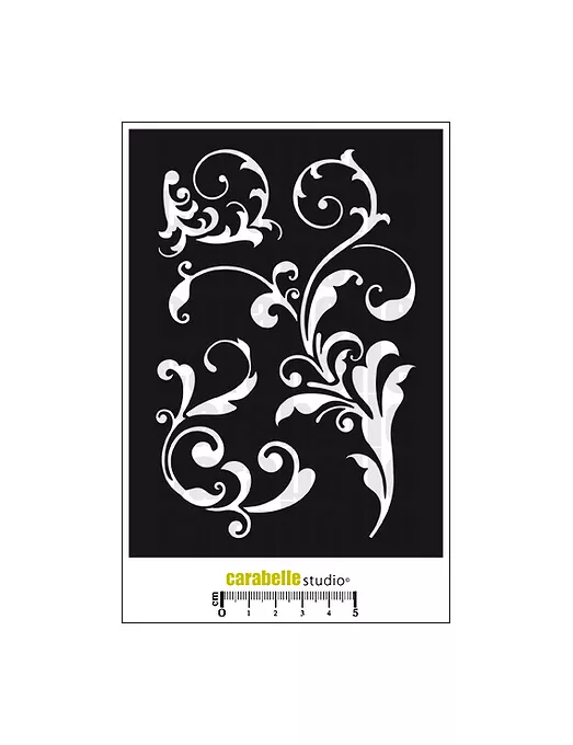 STENCIL CARABELLE Volutes