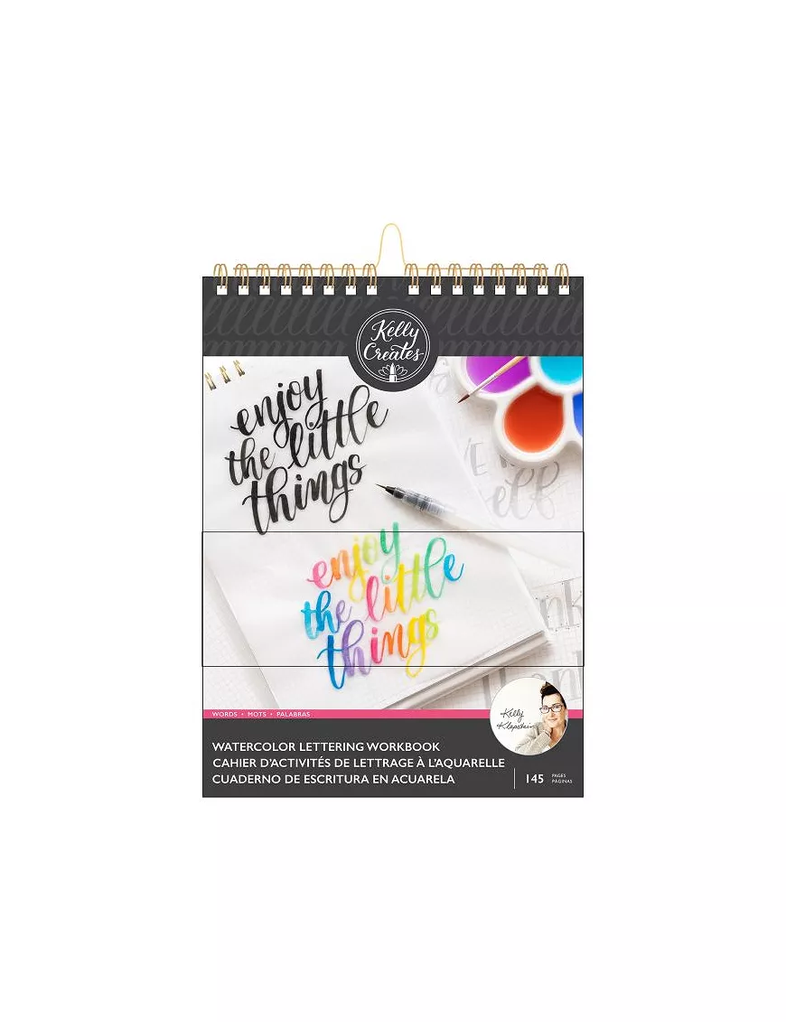 CUADERNO ESCRITURA ACUARELA Kelly Creates Palabras y frases