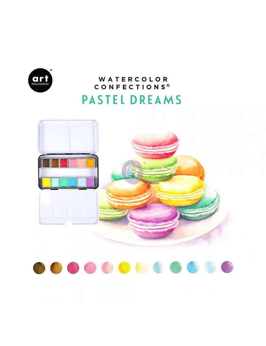 Acuarelas Confections Pastel Dreams 12 ud Prima Marketing