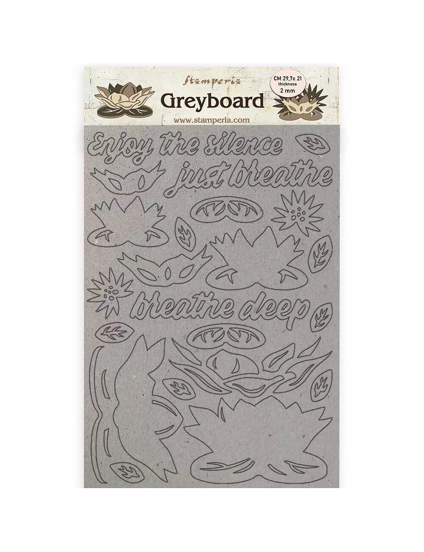 Greyboard A4/2 mm - Amazonia waterl lily