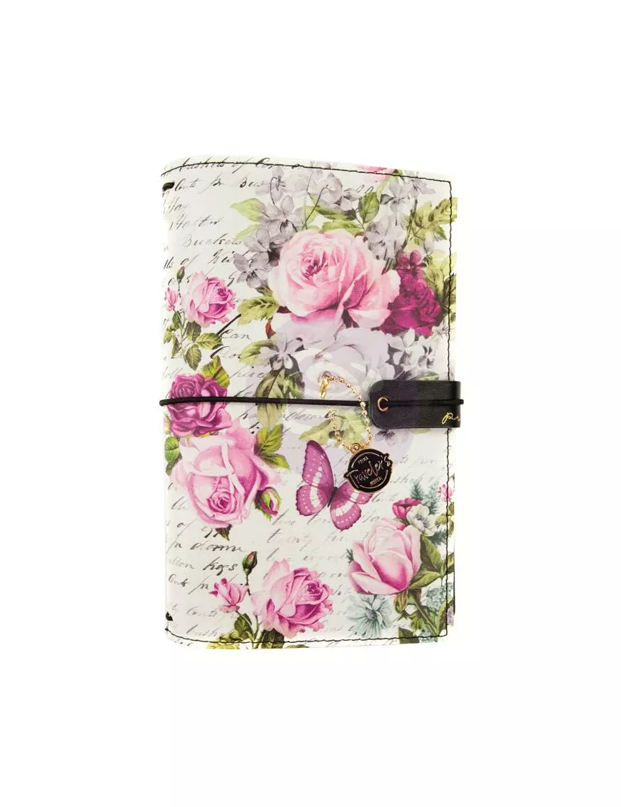 AGENDA TRAVELERS NOTEBOOK MIDORI MISTY ROSE PRIMA PLANNER