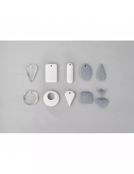 Molde RAYHER 14,5x26x1 cm 11 formas bisutería 