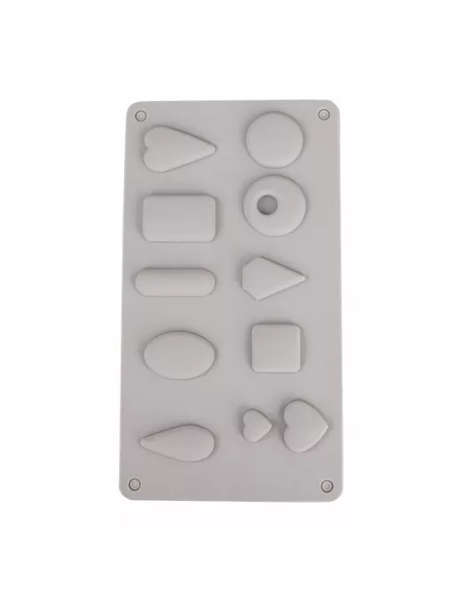 Molde RAYHER 14,5x26x1 cm 11 formas bisutería 