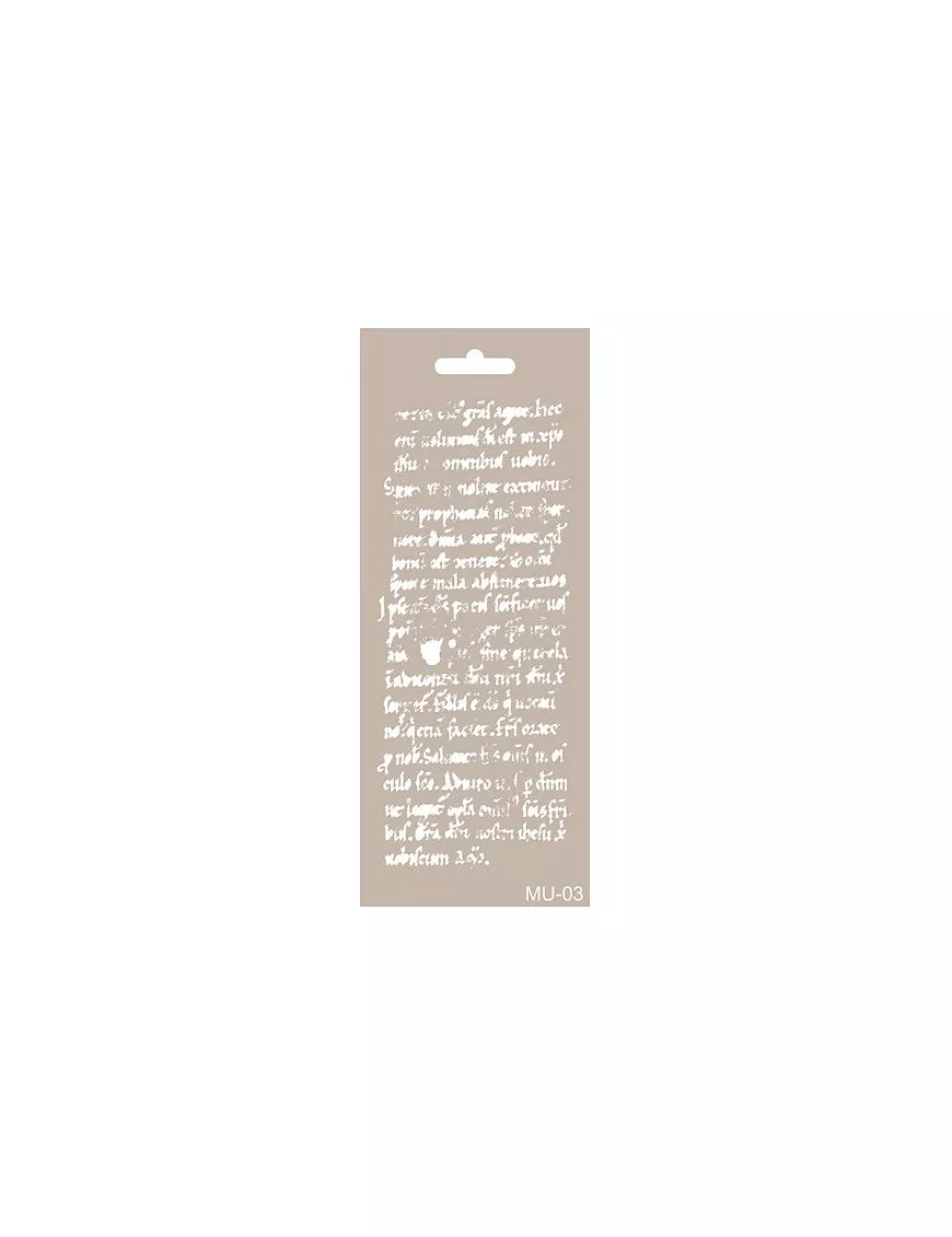 Stencils Cadence 10X25 TEXTO ANTIGUO 2