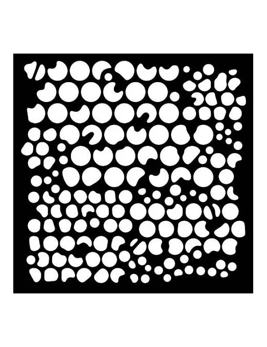 Stencil WOODWARE Burbujas 15x15cm