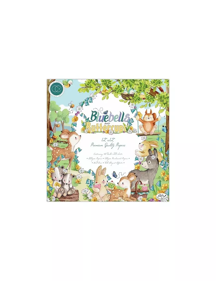 COLECCIÓN 30x30 Craft Consortium BLUEBELLS AND BUTTERCUPS
