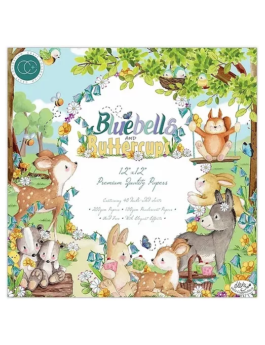 COLECCIÓN 30x30 Craft Consortium BLUEBELLS AND BUTTERCUPS
