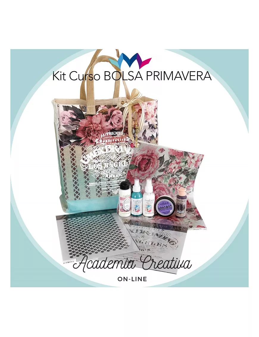 KIT BOLSA PRIMAVERA + VÍDEO TUTORIAL