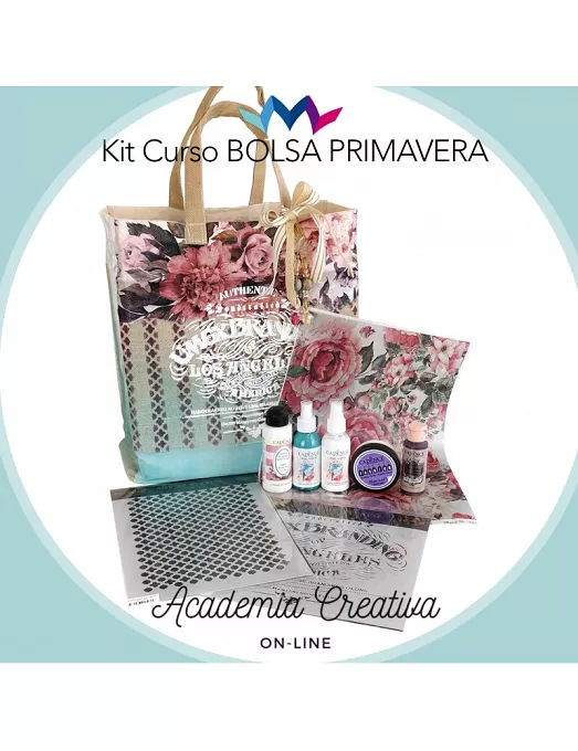 KIT BOLSA PRIMAVERA + VÍDEO TUTORIAL