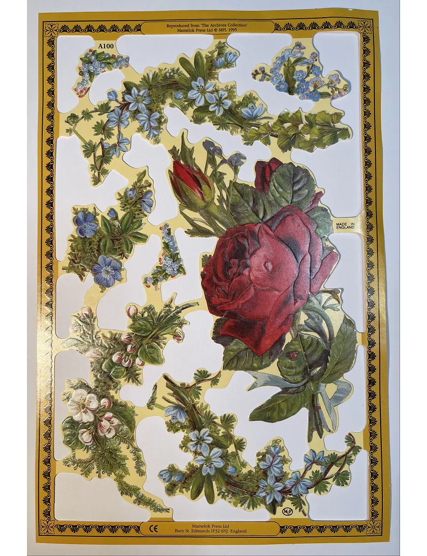 CROMOS INGLESES FLORES A100 AÑO 1995