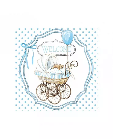 Servilletas WELCOME BLUE