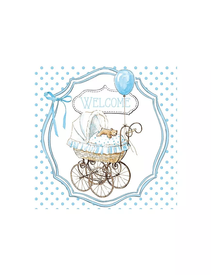 Servilletas WELCOME BLUE