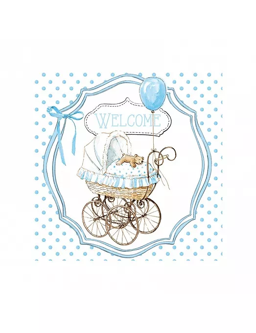 Servilletas WELCOME BLUE